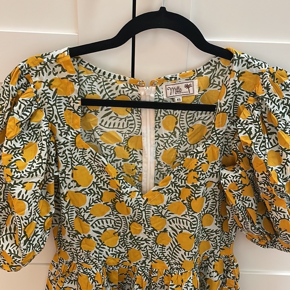 millie Dresses & Skirts - Millie Lemon Print Aneli Dress